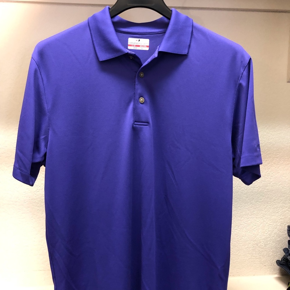 Grand Slam purple golf shirt